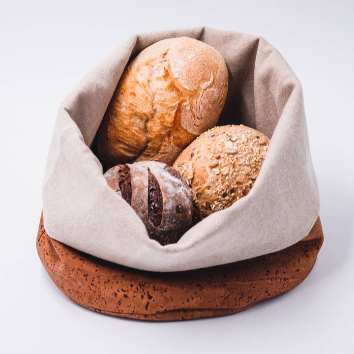 Carpel - Wholesale Bread Box - Small Cork Bread Basket8