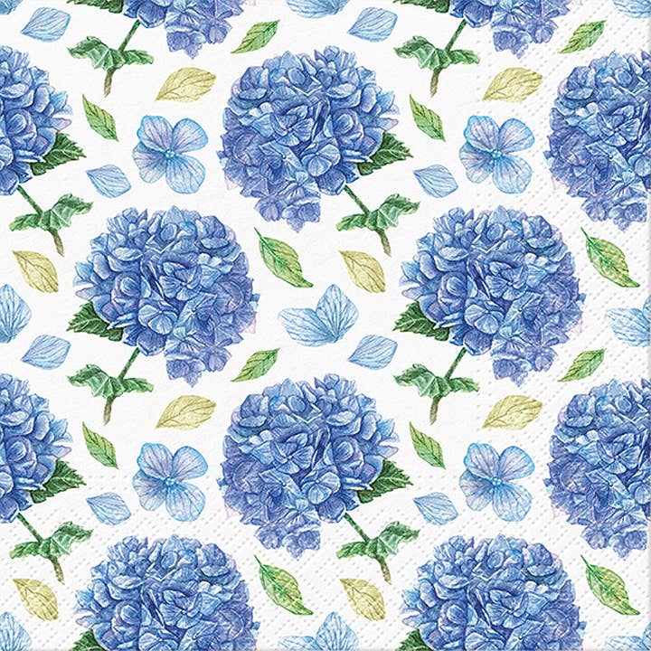 Servilletas de Hortensias Rítmicas Grandes - Paquete de 20 para venta al por mayor de Abbott