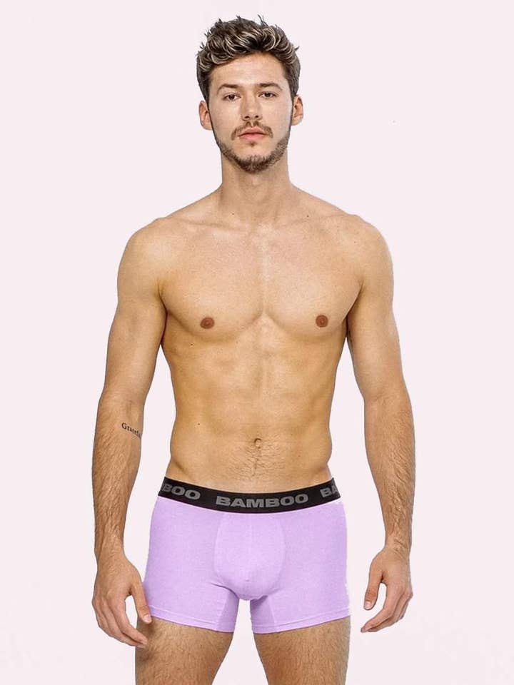Bamboo Underwear - Wholesale Underwear - Men's - Men's Boxer 4"19