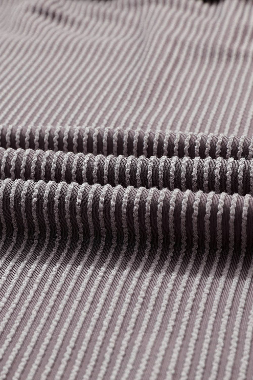 Lovesoft - Wholesale T-Shirt - Women's - Women's Valerian Corded V Neck Chest Pocket Loose T-shirt34