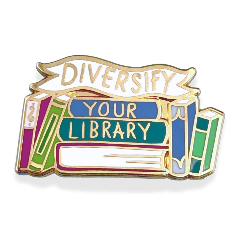 Jubly-Umph - Wholesale Lapel pin/button - Diversify Your Library Lapel Pin0