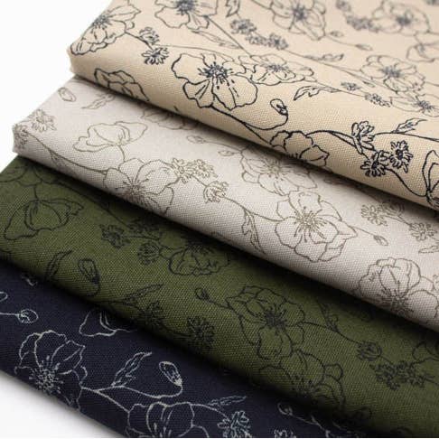 Artiq Textiles - Wholesale Fabric - AP51801-4E - ESSENTIAL GRACE - 85% cotton + 15% linen1