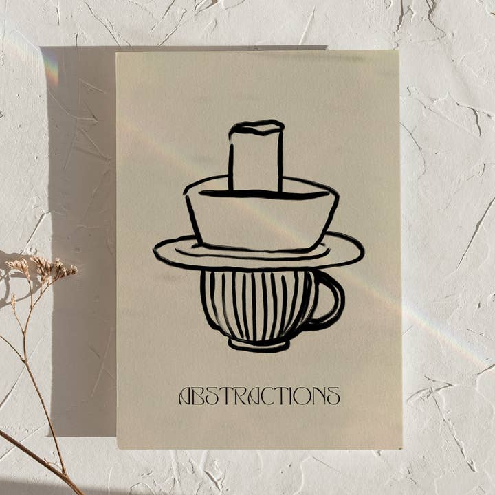 Abstracte keuken kunstdruk voor wholesale door LXR CREATE