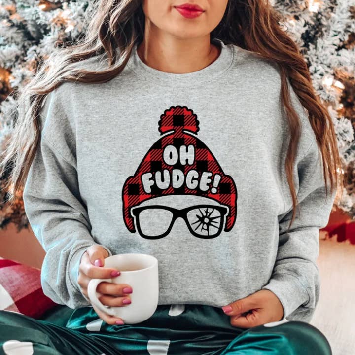 Christmas Oh Fudge Sweatshirt für den Großhandel von Eleven Fashion
