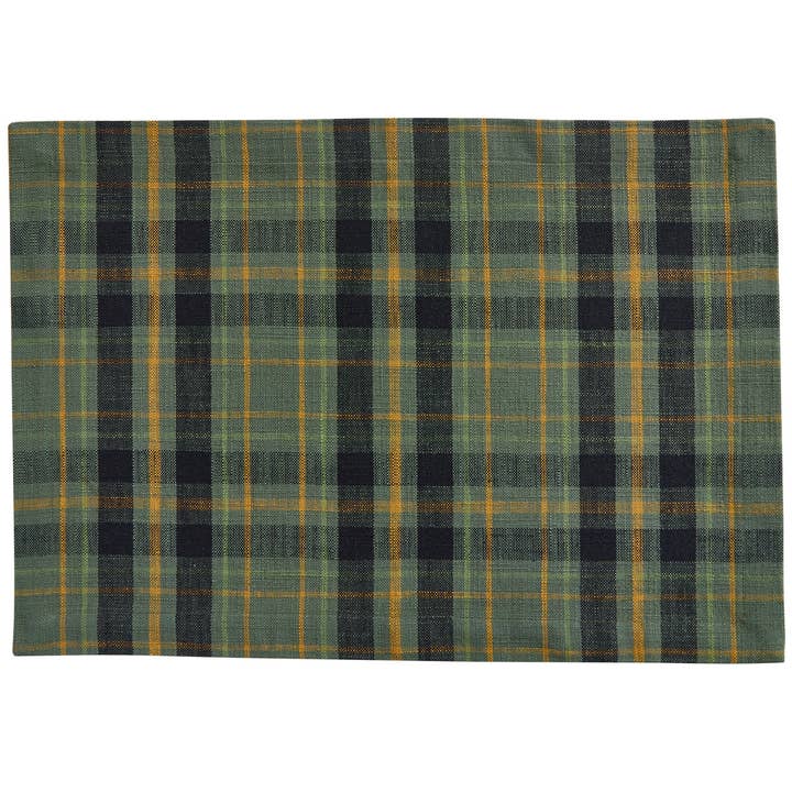 Plaid placemat van Willow Lane voor wholesale door Park Designs