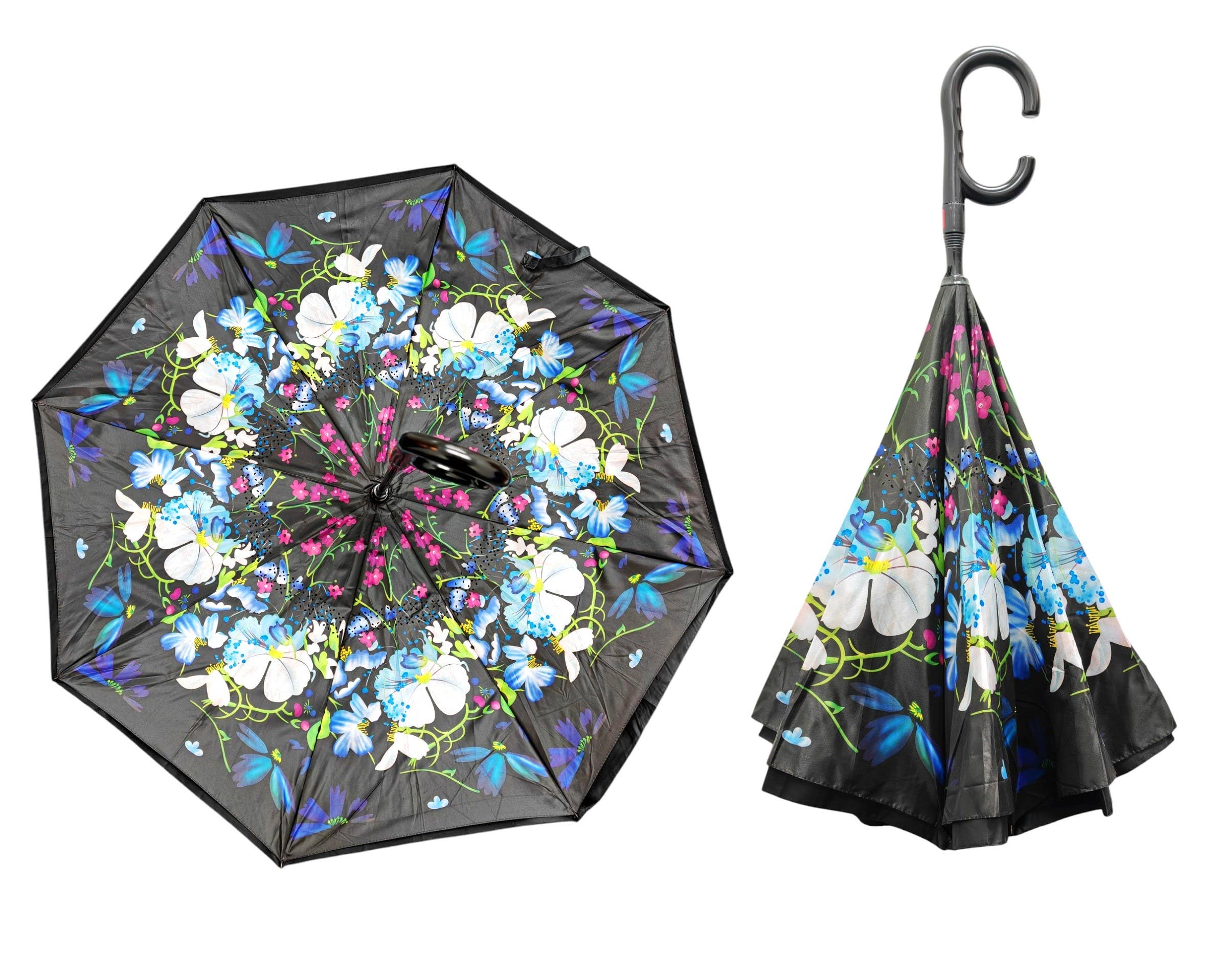 Superbia - Wholesale Umbrella - Women's - Inverted Automatic-Opening Printed Upside Down Umbrella14
