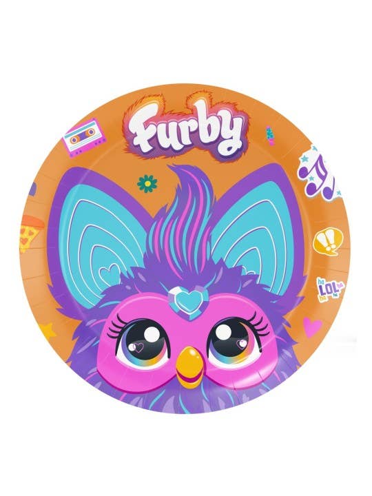 8 Platos Furby 18 cm para venta al por mayor de Dream Party