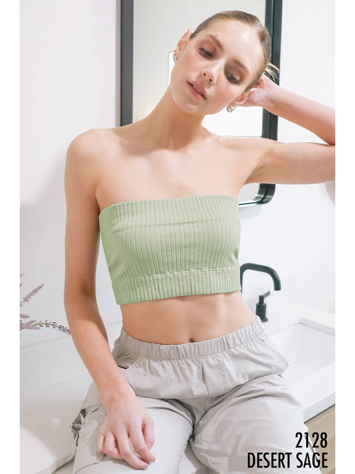 NIKIBIKI - Wholesale Bustier - Women's - NS8213 - Wide Ribbed Tube Top13