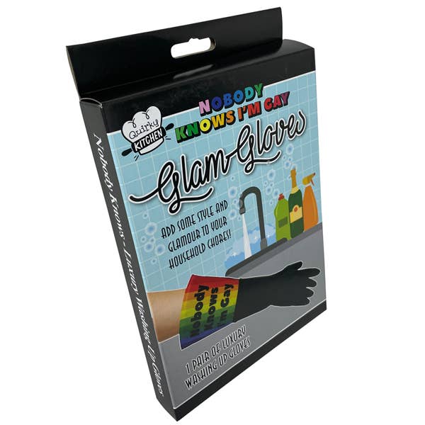 The Diabolical Gift People - Novelty Gifts, Christmas Gifts - Wholesale Gloves - Unisex - W/U Gloves - Nobody Knows I'm Gay Pride Month Gifts LGBTQIA+ - Novelty Gifts1