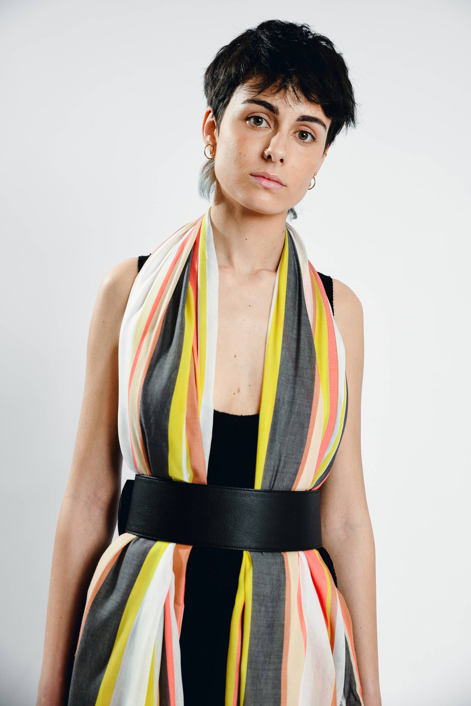 Abstract - Wholesale Scarf - Women's - Striped scarf or sarong9