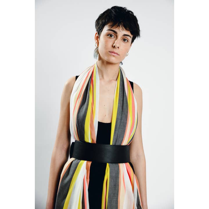 Abstract - Wholesale Scarf - Women's - Striped scarf or sarong9