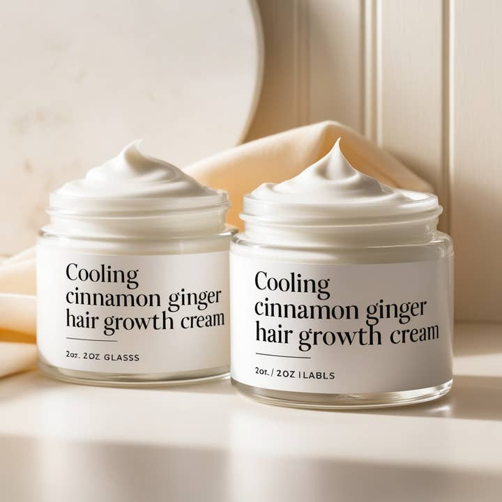 Beautique Goals - Wholesale Scalp/Hair Treatment - Cooling Cinnamon Ginger Hair Growth Cream