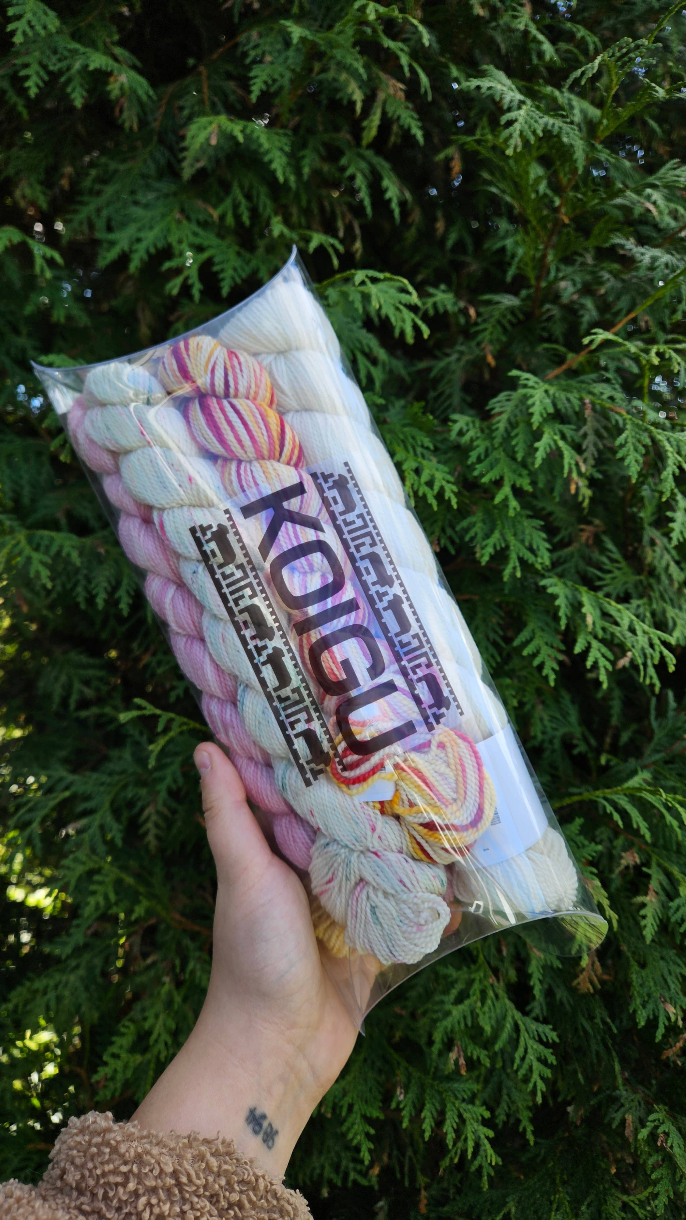 Koigu Wool Designs - Venta al por mayor Hilos - Kit de tejer calcetines a rayas1