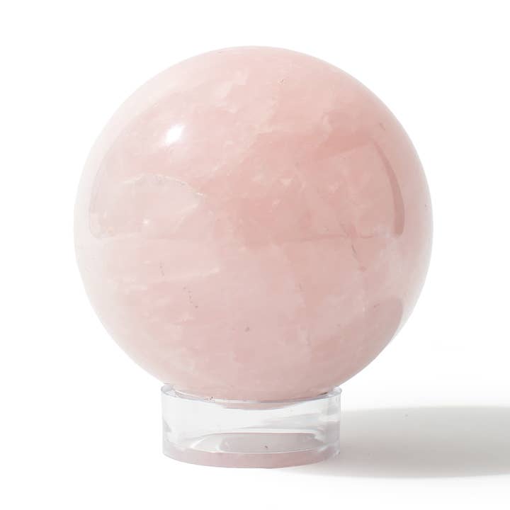 Rose Quartz Sphere Unique #59 - 3 1/2" for wholesale by Stonebridge Imports