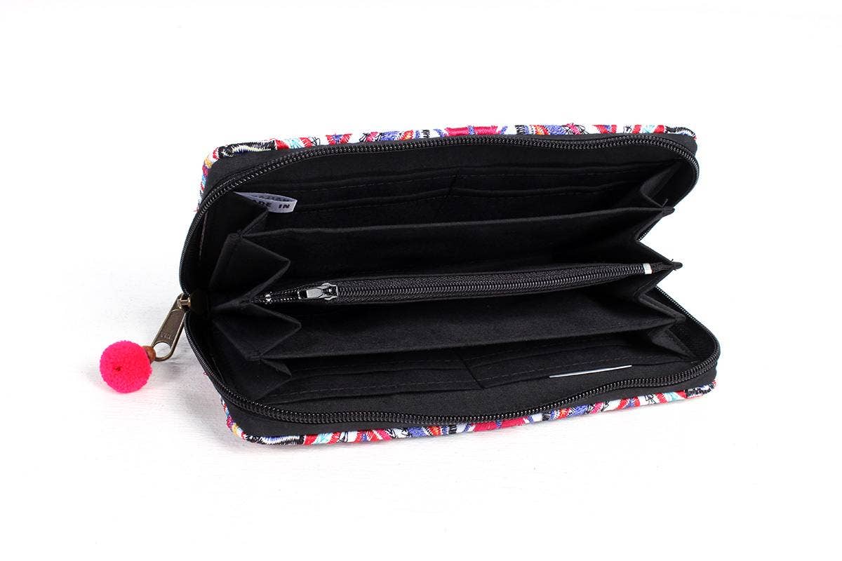 Lumily - Vente Portefeuille – femme - Portefeuille Hmong brodé Tahj - Édition limitée | Thaïlande7