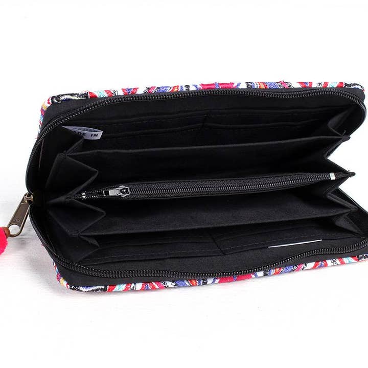 Lumily - Wholesale Wallet – Women's - Tahj Embroidered Hmong Wallet - Limited Edition | Thailand7