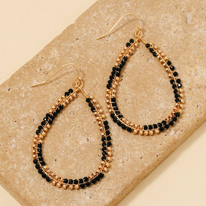 Anarchy Street - Wholesale Dangle Earrings - Mixed Beaded Teardrop Dangle Earrings