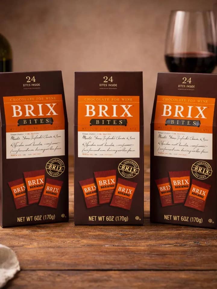 Boîte à pignon Brix Medium Dark Bites pour la vente par Brix Chocolate