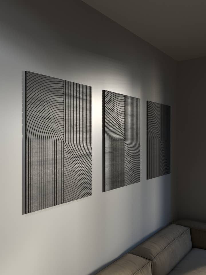 Wood Modern Wall Decor, , Geometric Wall Decor for wholesale by BMD Studio