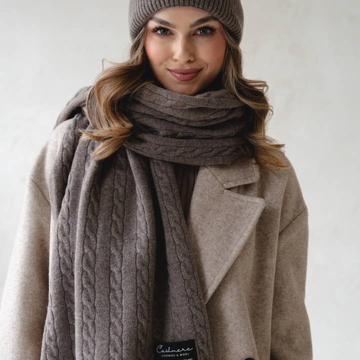 Ander - Wholesale Beanie - Women's - BELLANO Cashmere Blend Knitted Beanie 22