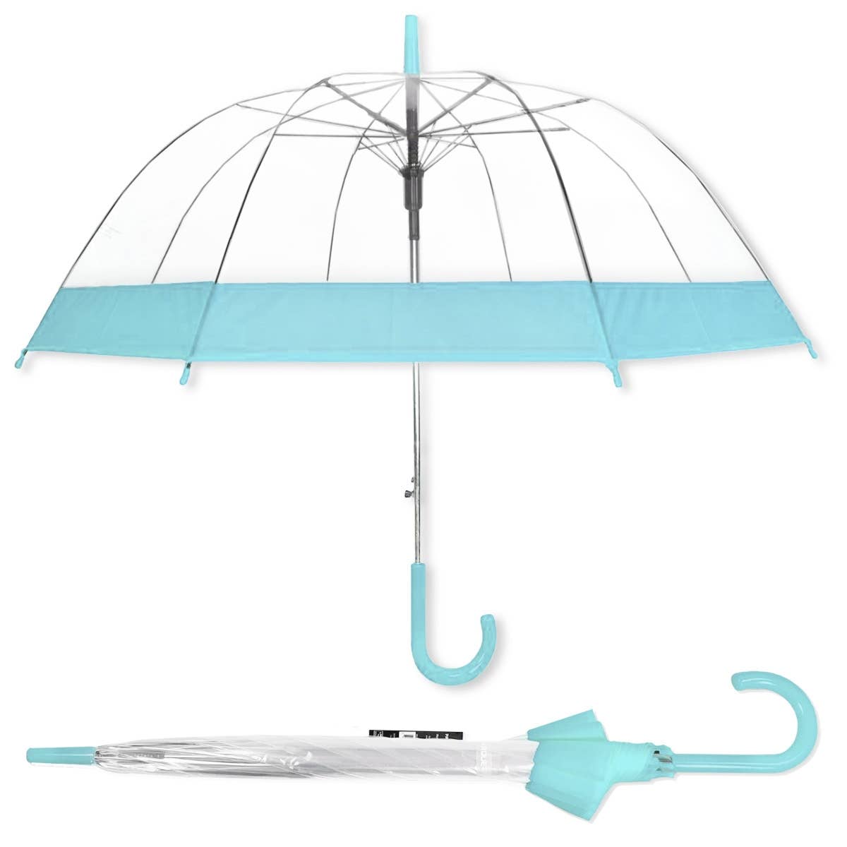 Selini New York - Wholesale Umbrella - Women's - See-Thru-Bubble Wind-Resistant Premium Clear Umbrella-UC183