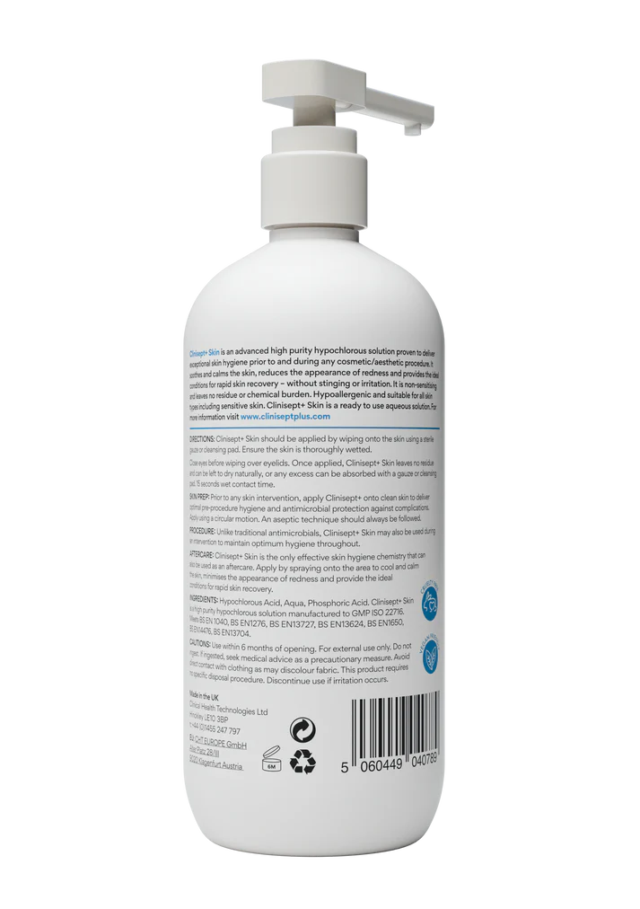 Viva Instruments – wholesale Facial cleanser – Clinisept+ Skin 490ml With Pump1