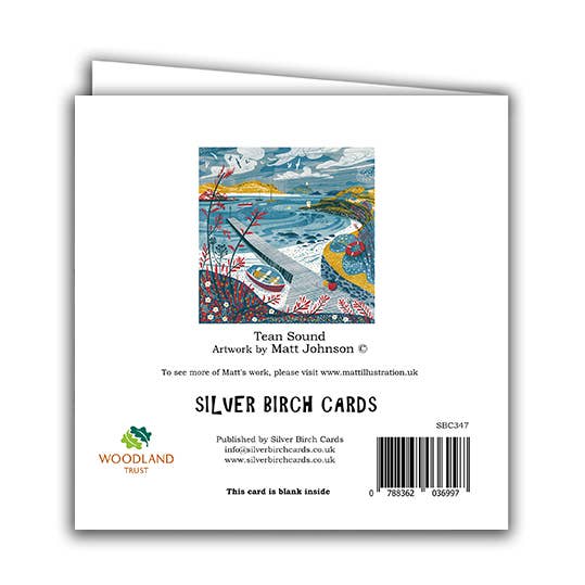 Silver Birch Cards - Vendita all'ingrosso Biglietti di auguri generici - Biglietto di auguri vuoto «Tean Sound»
