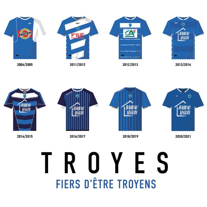 FÚTBOL | TROYES Camisetas Históricas para venta al por mayor de Sport à l'Affiche