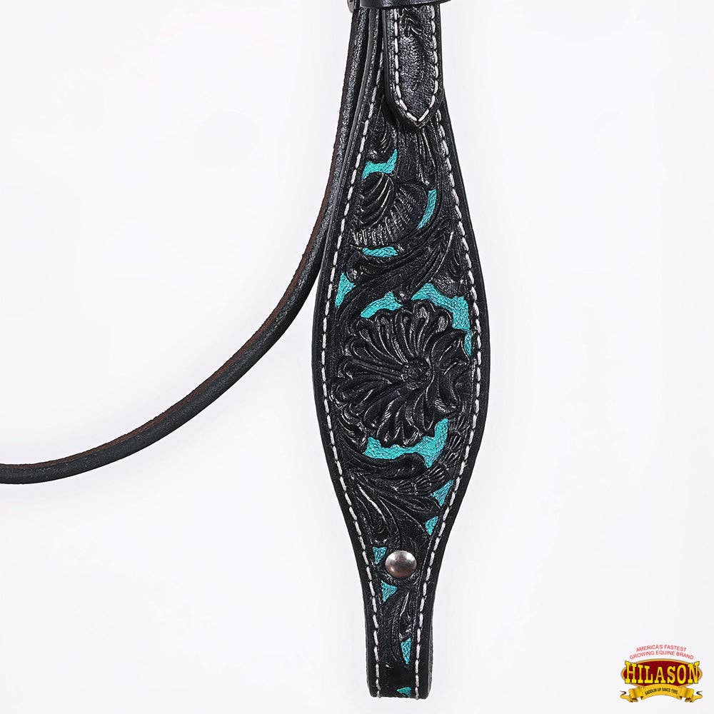 HILASON - Wholesale Horseback Riding Gear - HILASON Western Horse Headstall Breast Collar Set Tack Genuine American Leather | For Horses Headstalls164