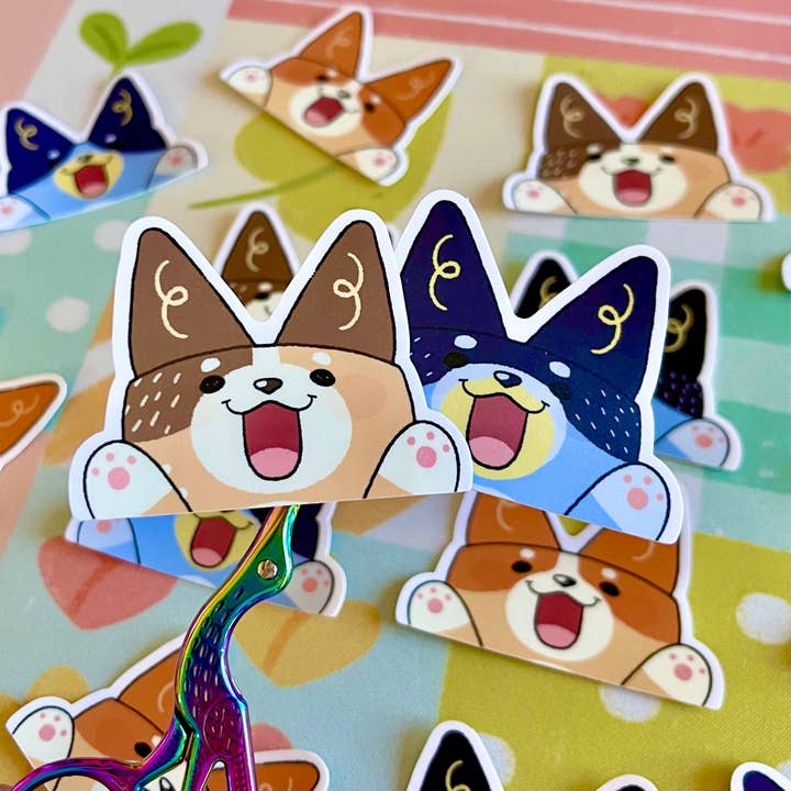 Cool Art Corner - Wholesale Sticker - Heeler Peeker Stickers6