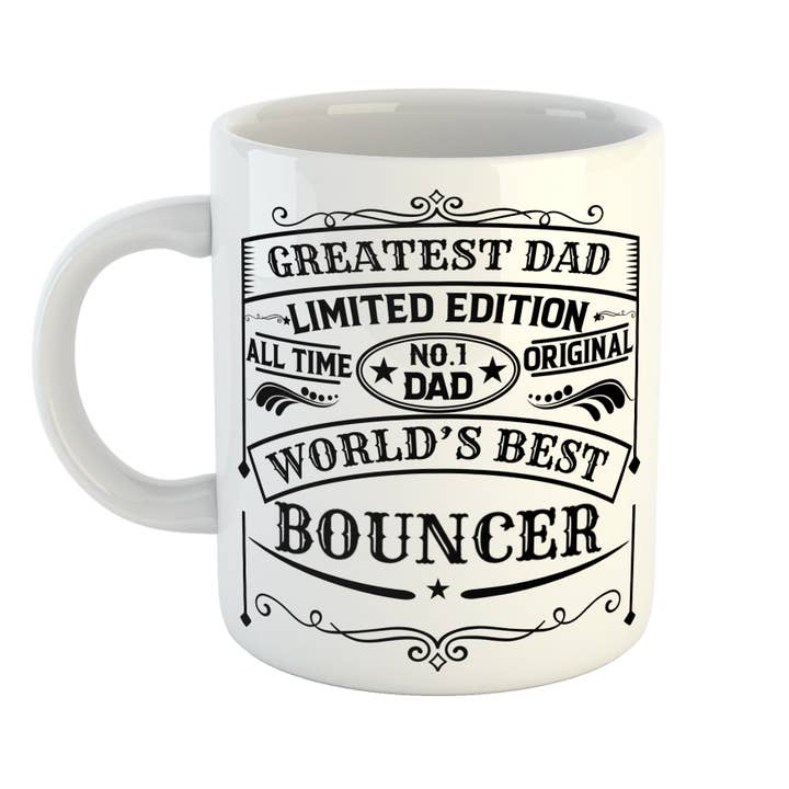 Greatest Dad Best Bouncer Mug for wholesale by Just The Shirt