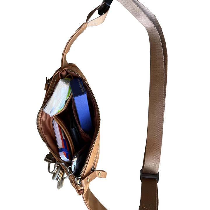 Roma Leathers, Inc. - Wholesale Belt Bag - Women's - 3070 Fanny pack waist bag sling bag6