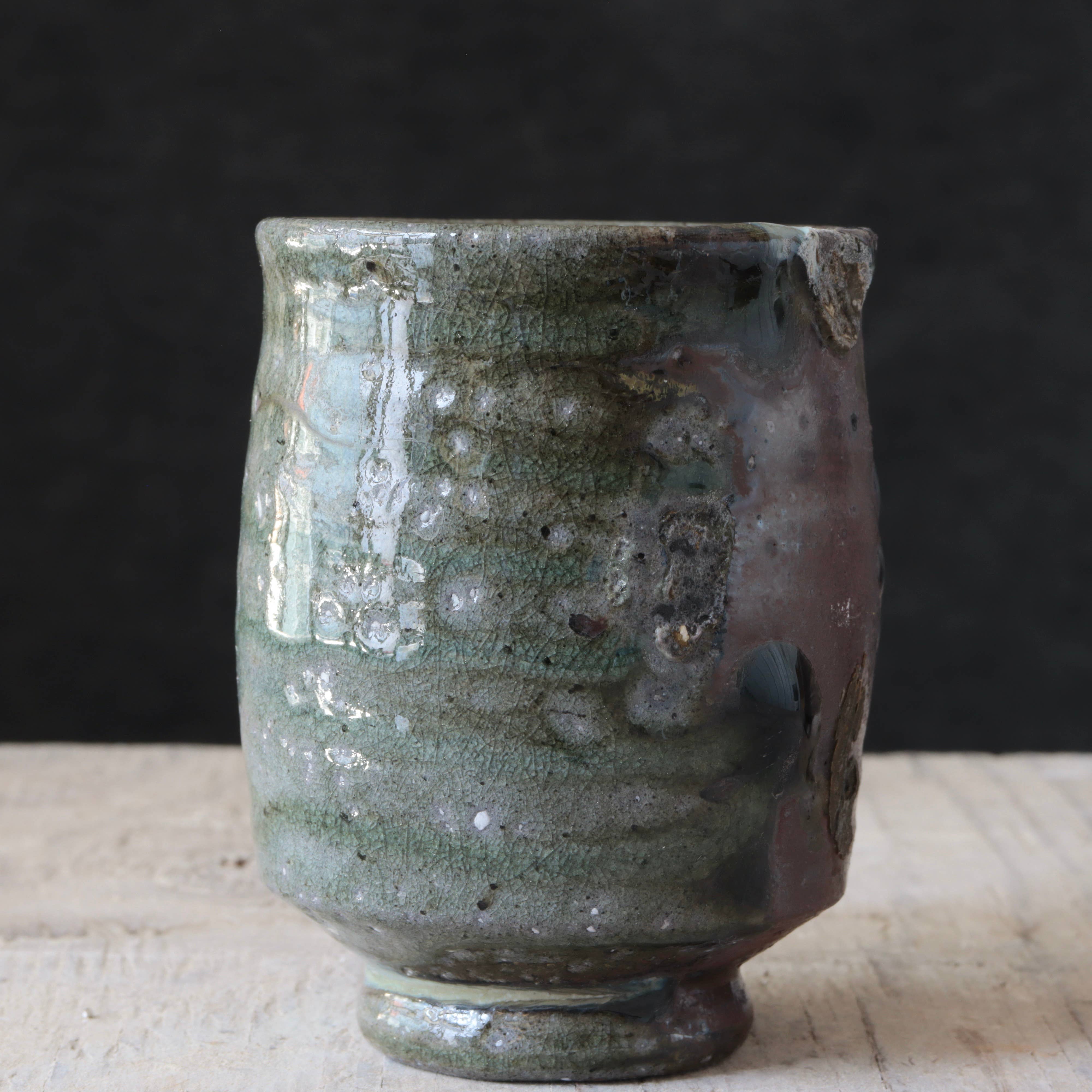 Matt Fishman Pottery - Wholesale Coffee Mug - Wild Clay Drippy Soda Fired Cups 8