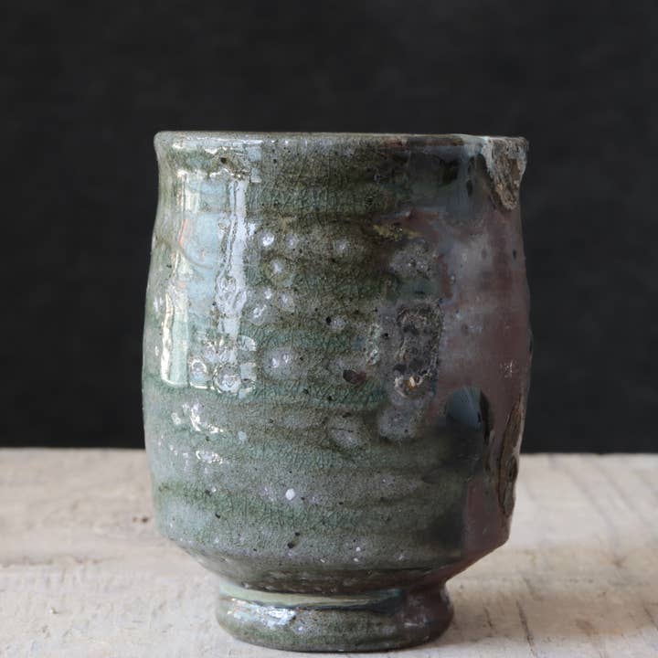 Matt Fishman Pottery - Wholesale Coffee Mug - Wild Clay Drippy Soda Fired Cups 8