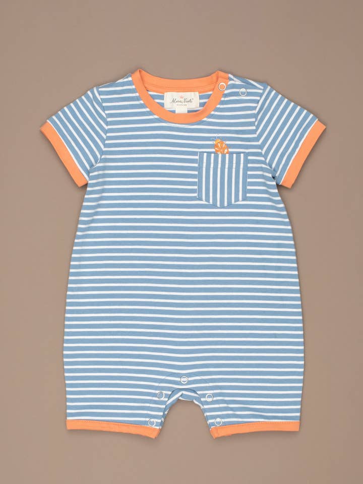 Tennessee Garden Striped Romper for wholesale by Marie Nicole Clothing