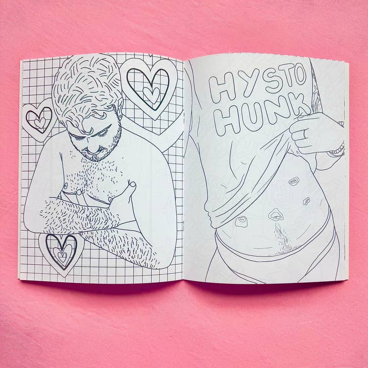 SoftBoysClub - Wholesale Coloring & Activity Book - Adult - Soft Boys, Trans-Masculine Coloring Book (Digital Download)3