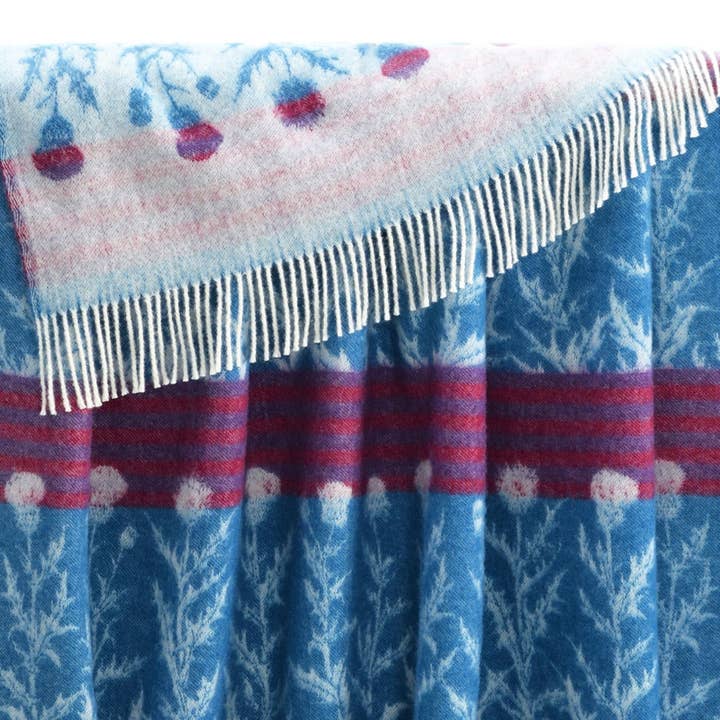 JJ Textile – wholesale Throw blanket – Thistle Wool Throw2