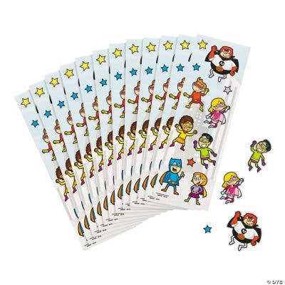 Fun Express - Wholesale Sticker - Kids & Baby - SUPER HERO SUPER STICKERS