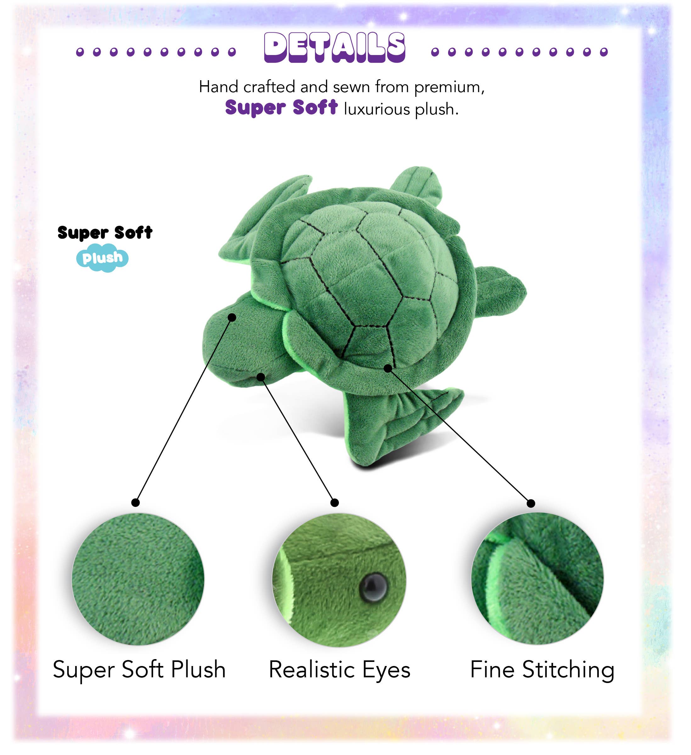 Cota Global - Wholesale Stuffed/Plush Toy - Kids & Baby - 6" Plush - Sea Turtle1