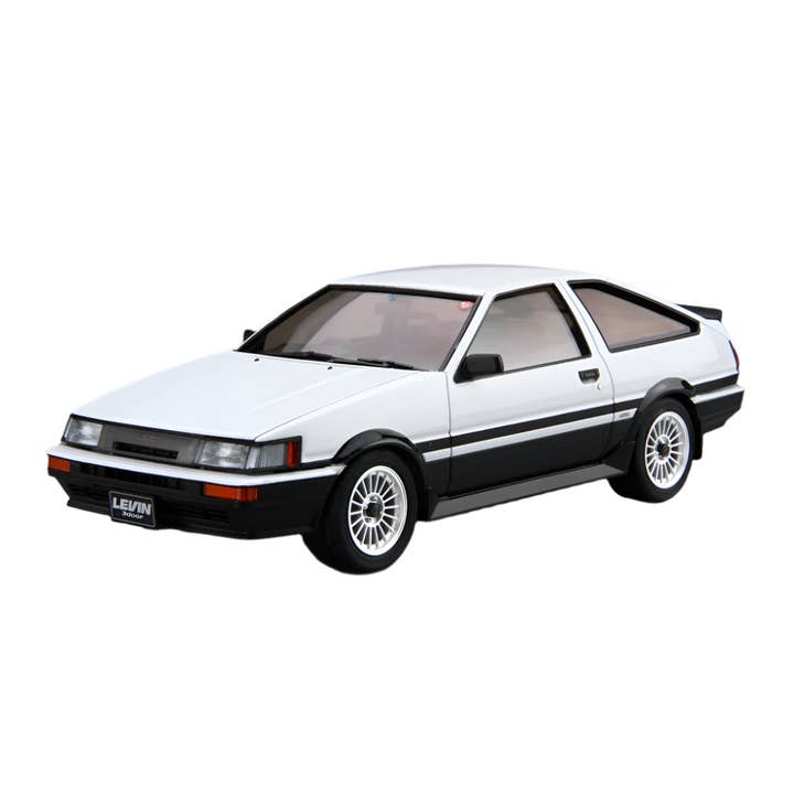 Aoshima: 1/24 TOYOTA AE86 COROLLA LEVIN GT-APEX '85 Scale Model Kit #17 for wholesale by The Shumi Company