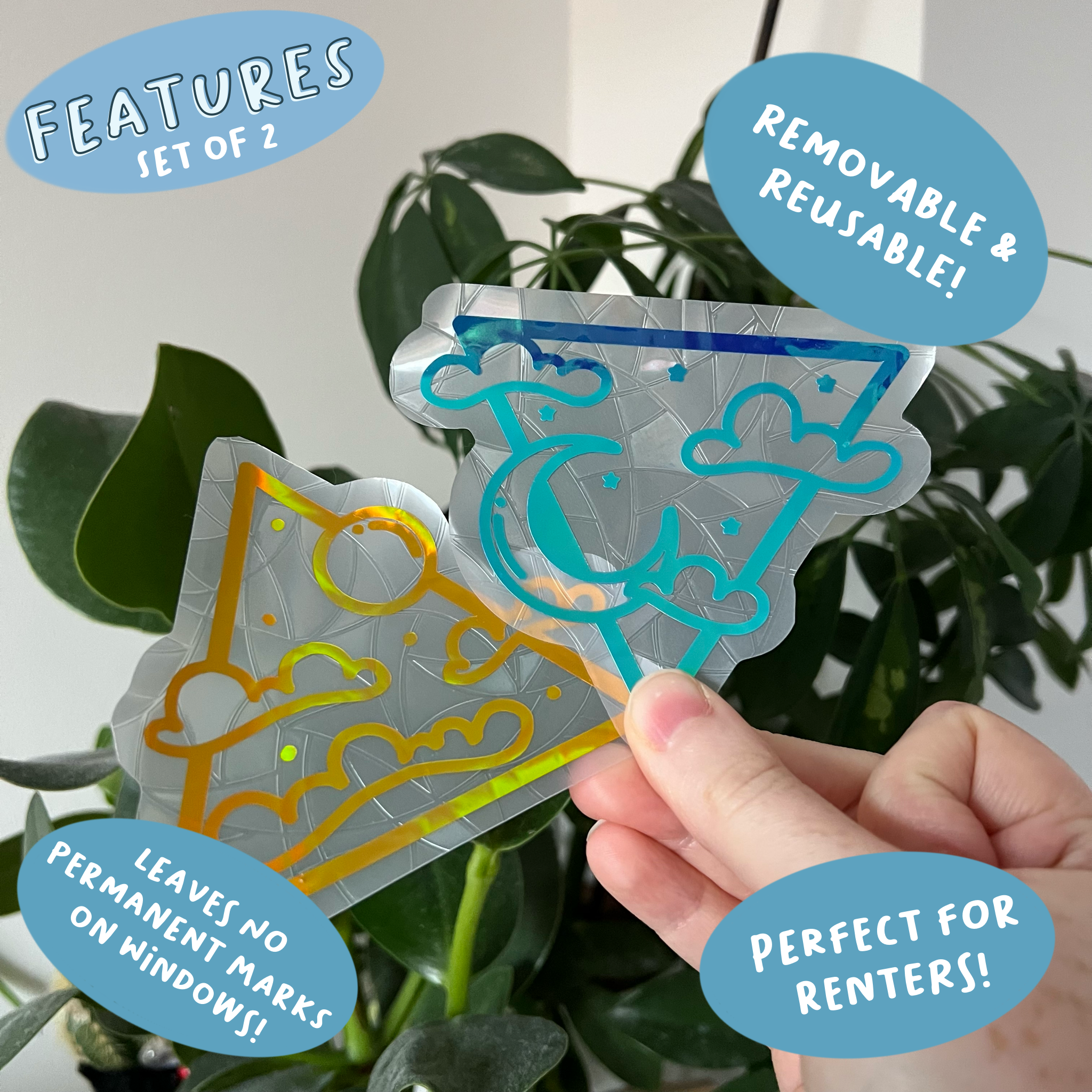 Poppodopolis - Vente Attrape-soleil - Ensemble de capteurs de soleil Crépuscule et Aube1