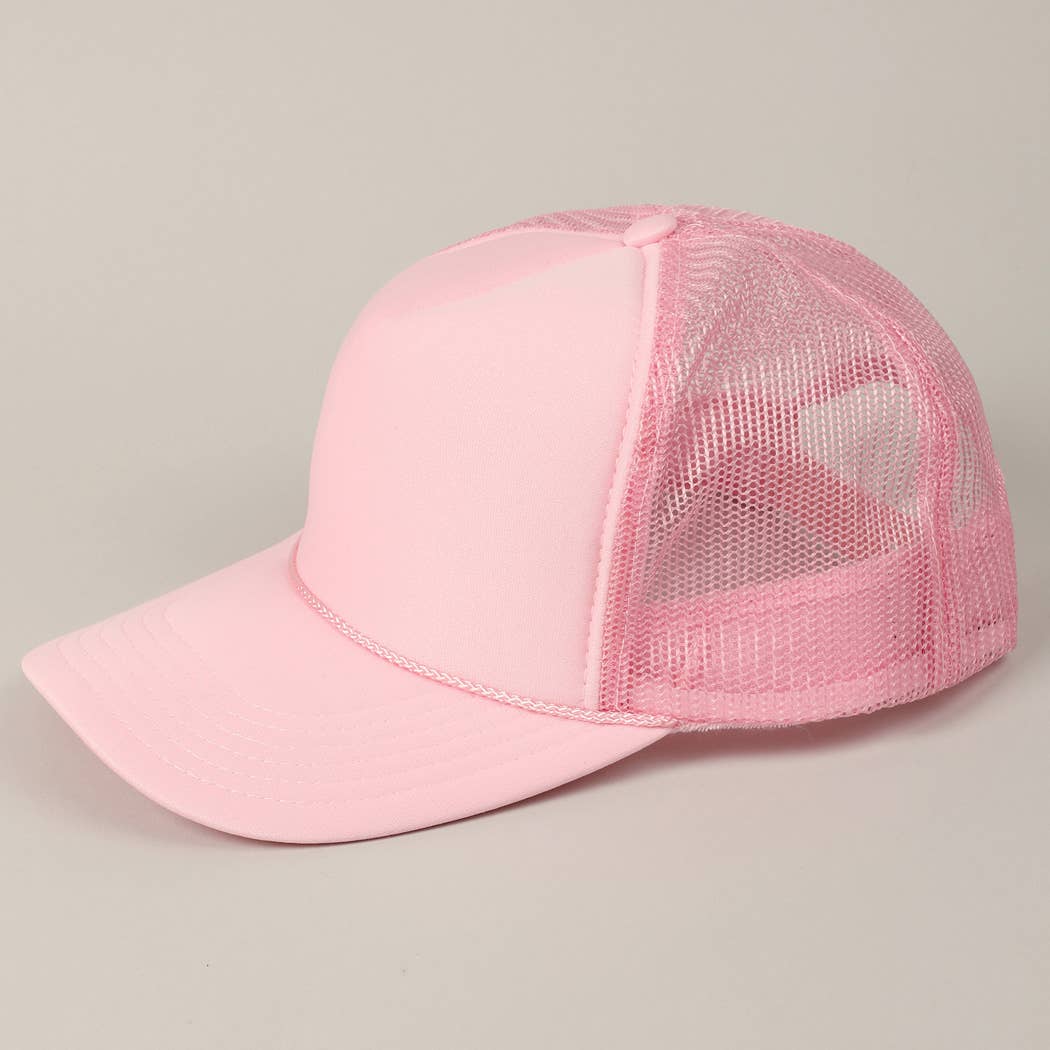 Fashion City - Wholesale Trucker Hat - Unisex - Solid Color OTTO 5-Panel Foam Mesh Back Trucker Hat22