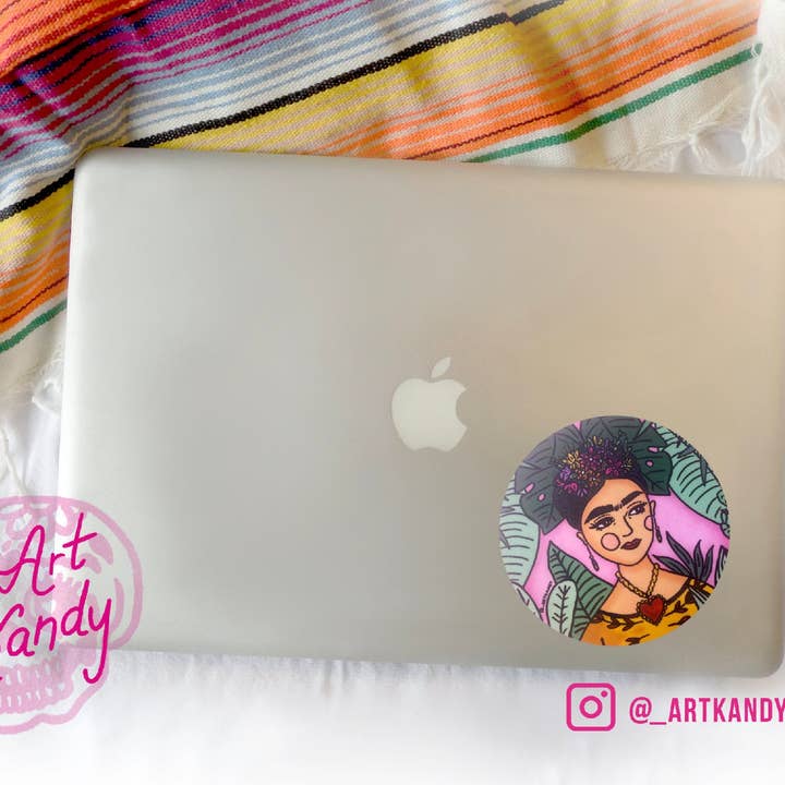 ArtKandy - Wholesale Sticker - Frida Kahlo Garden Sticker1
