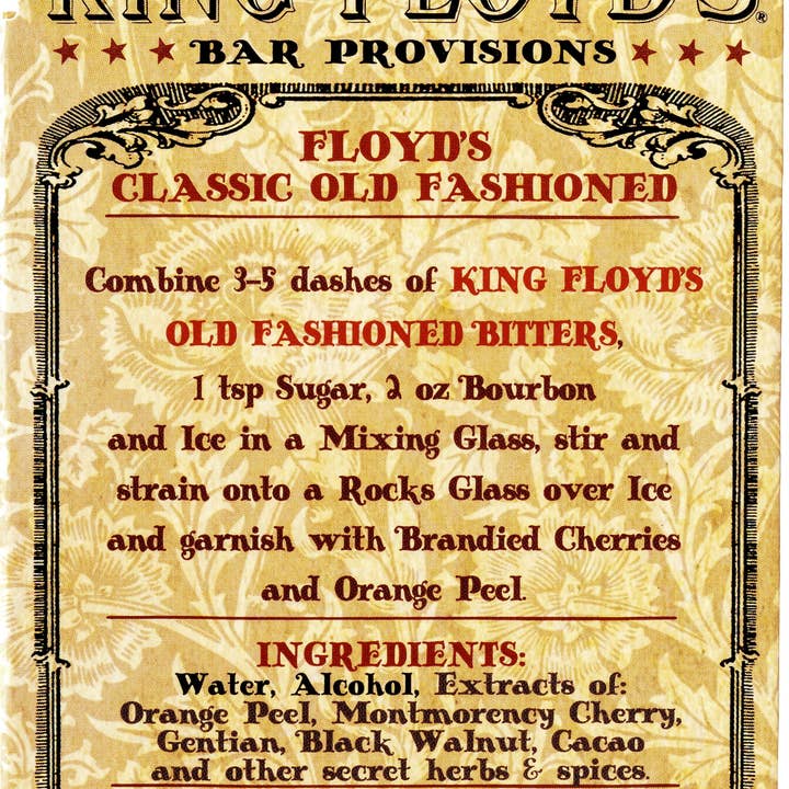 King Floyd’s - Wholesale Bitters - KING FLOYD'S Old Fashioned Bitters3