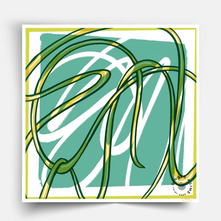 Serigrafía Tangle gratis para venta al por mayor de Ginger & Lime Print Shop