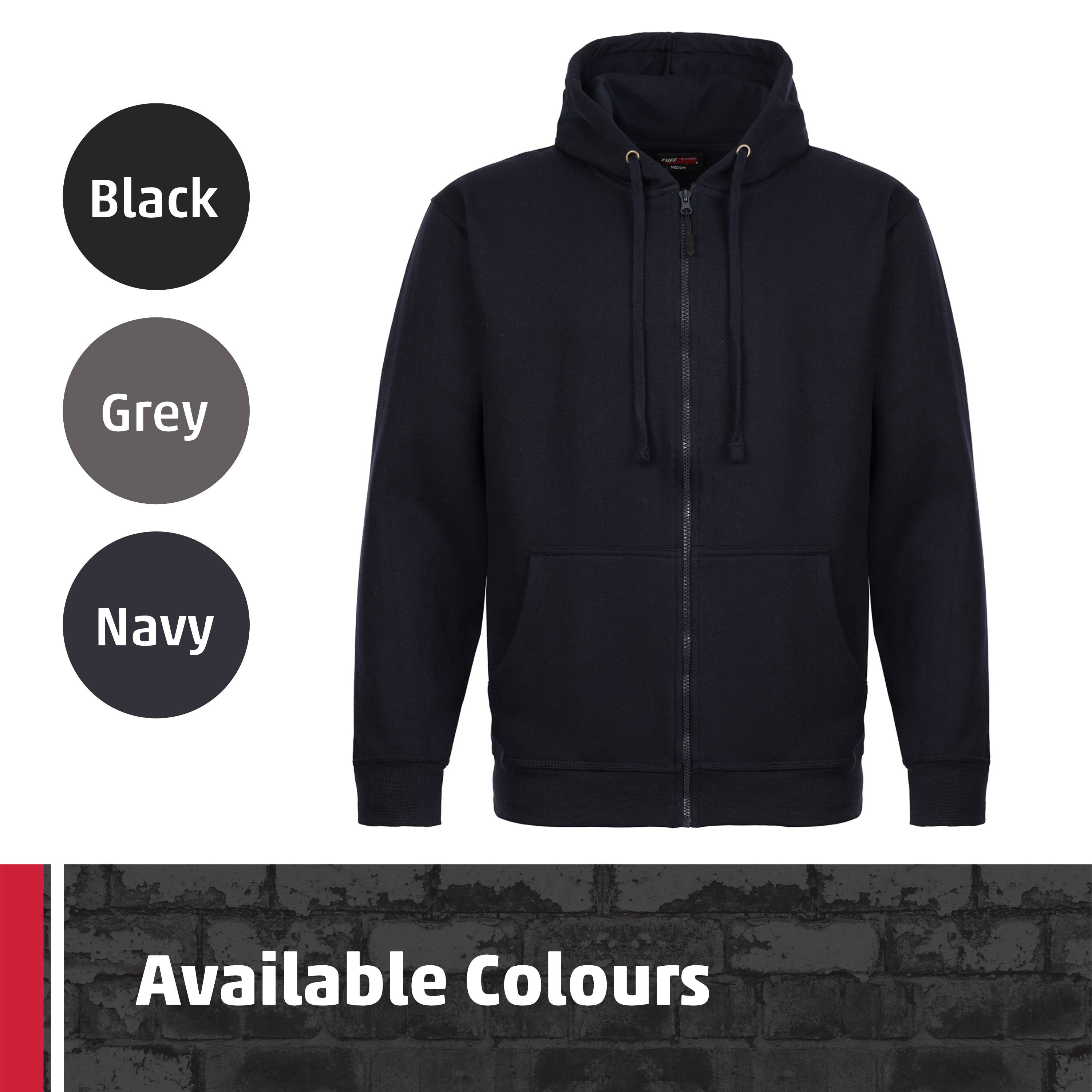 TuffStuff Workwear – wholesale Hoodie – Men's – TuffStuff Pro Work Hoodie, Full Zip, Lined Hood, Taped Neck4