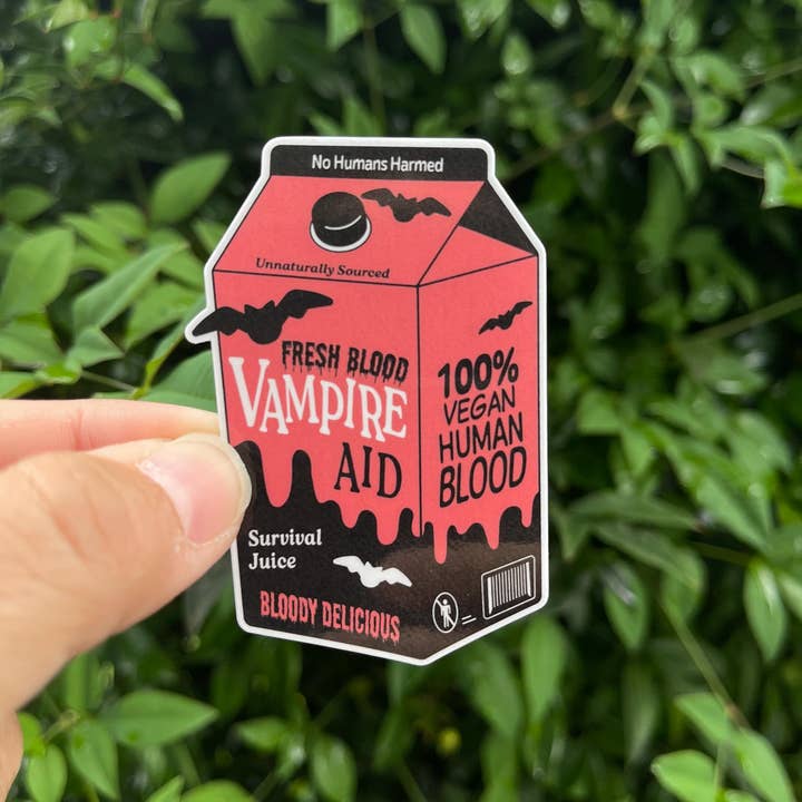 Big Chair Dreams - Wholesale Sticker - Vampire Blood Sticker - Halloween - Vampires - Fresh Blood - Vegan - Fall1