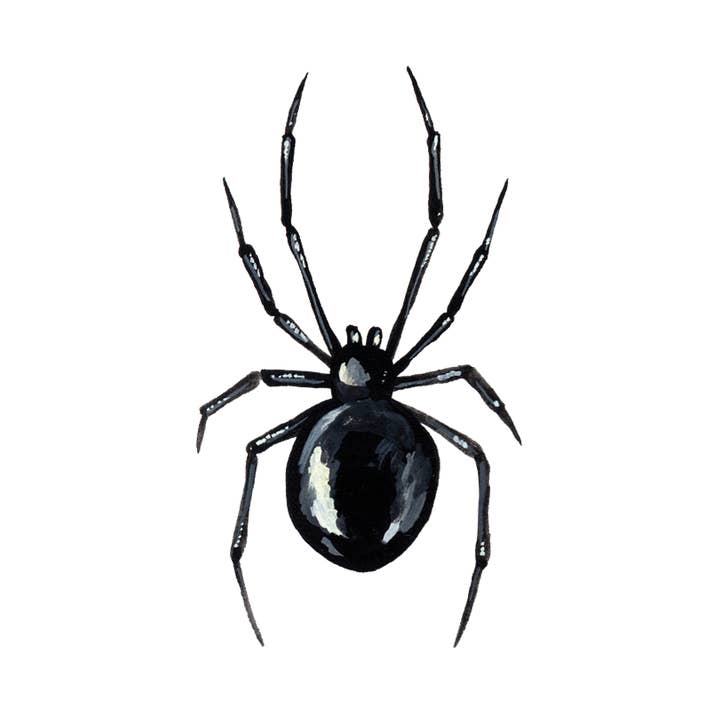 Paire de tatouages Black Widow pour la vente par Tattly