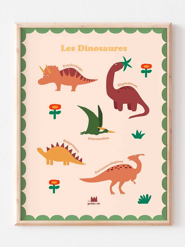 Poster - Dinosaur (A3 - 30 x 40 cm) for wholesale by Ma Petite Vie