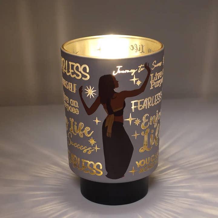 African American Expressions - Wholesale Flameless Candle - Fearless LED Candle
